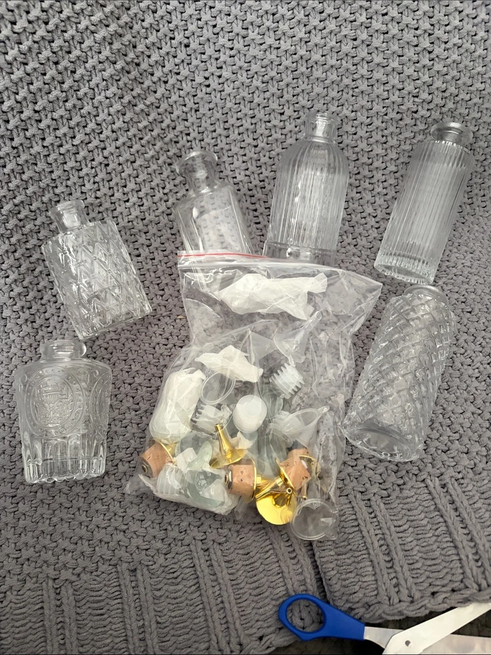 Glass Bitter Bottle let of 6 bottles